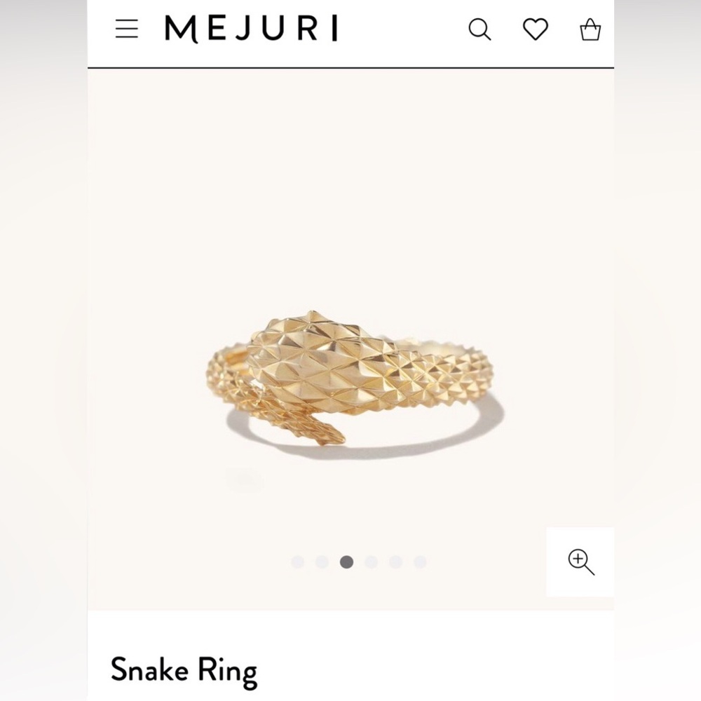 Mejuri snake ring